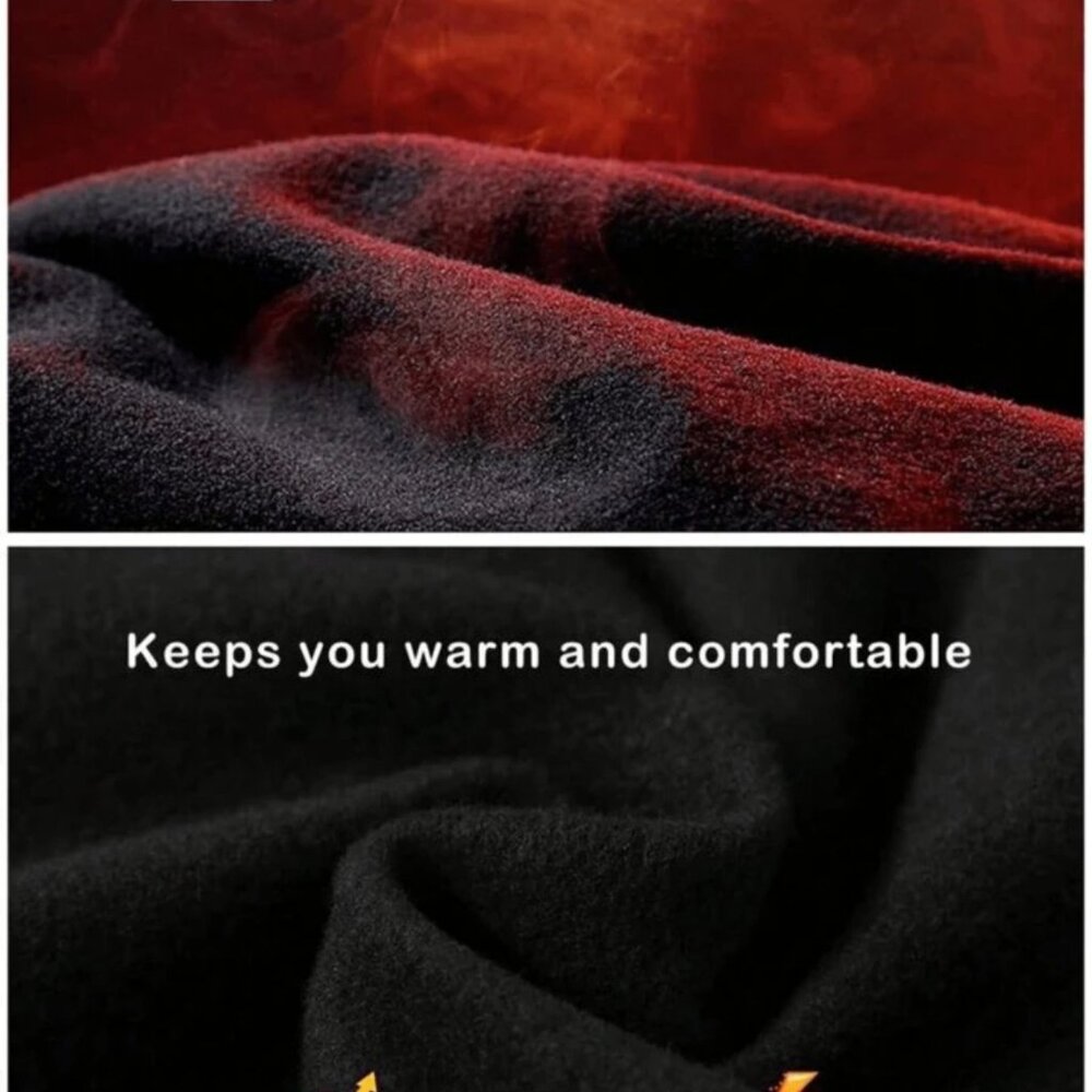 3 Pack Cozy Chic: Reg and Plus Size Thermal Fleece-Lined High-Waisted Leggings - Picture 3 of 9
